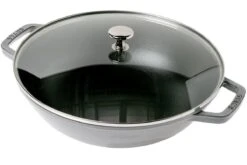 Poêle Wok Staub, 30 Cm, 4,4 L Gris