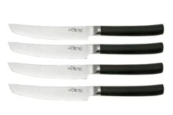 Shizu Hamono Takumi SS-1170-4, Set De Couteaux à Steak En Acier De Damas 4 Pièces, 12.5 Cm