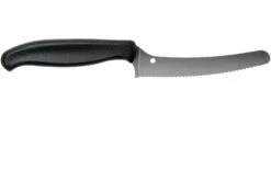 Spyderco Z-Cut K13SBK Couteau Universel 11 Cm, Noir, Dentelé -Victokai Boutique SPK13SBK 02 spyderco