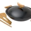 Spring Wok En Fonte Avec Couvercle 35 Cm, 4 L
