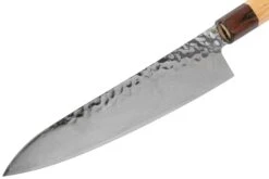 Sakai Takayuki Couteau De Chef 33-Layer Damascus Hammered WA 21 Cm -Victokai Boutique TA07475 03 sakai takayuki