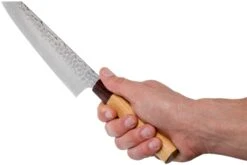 Sakai Takayuki Bunka 33-Layer Damascus Hammered WA 20 Cm -Victokai Boutique TA07480 06 sakai takayuki