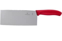 Victorinox SwissClassic 6.8561.18G Couteau De Chef Chinois 18 Cm, Rouge