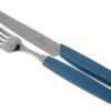 Victorinox Swiss Modern 6.9096.12W2.12, Ménagère 12 Pièces Avec Couteau à Steak, Bleu