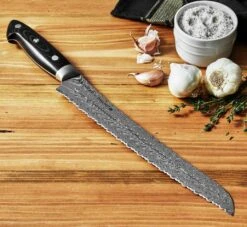 Bob Kramer By Zwilling Euro Stainless Couteau à Pain 26 Cm, 34896-261-0 -Victokai Boutique eurostainless1